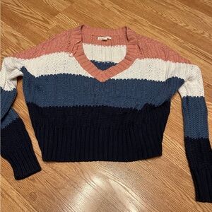 Aeropostale Multicolor Striped Sweater